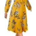 thumbnail image 4 of DYMADE Women Plus Size Loose Casual V-neck Printed Floral Dress, 4 of 4