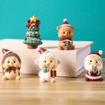 thumbnail image 4 of MesaSe Christmas Ornament Eye-catching Waterproof Resin Adorable Cartoon  Miniature Statues for Home, 4 of 10