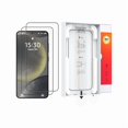 thumbnail image 1 of xixishop Tempered Glass Screen Protector for Samsung S25 /S24, [Auto Dust-Elimination Installation],[Military Grade Protection],Fingerprint Unlock Bubble Free for Galaxy S25 /S24 6.1inch (2-Pack), 1 of 1