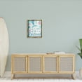 thumbnail image 3 of Stupell Industries Be a Mermaid Motivational Ocean Quote Flower Blossoms Graphic Art Metallic Gold Floating Framed Canvas Print Wall Art, Design by Katie Doucette, 3 of 5