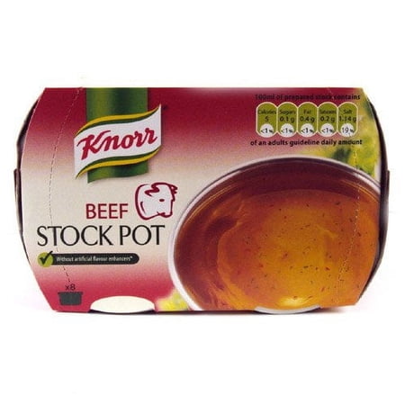 Knorr Beef Stock Gel Pots 8 Pack 224G Packaging May Vary