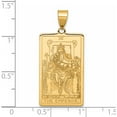 thumbnail image 4 of 14ky The Emperor Tarot Card Pendant Yellow Gold Material Lustrous Fashionable Brilliant Celebrate milestones with style and brilliance, 4 of 4