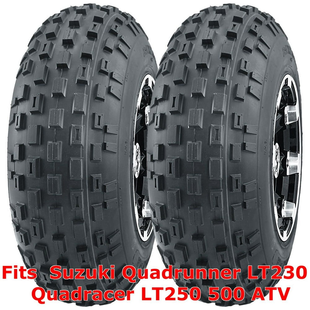 Suzuki Quadrunner LT230 Quadracer LT250 500 ATV 2 front 21x710 Knobby