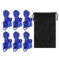 thumbnail image 1 of Graflsoa 6-Pack Reflective Polypropylene Tent Rope with Aluminum Alloy Tensioners, Durable Camping Accessories in Multiple Colors, 1 of 6