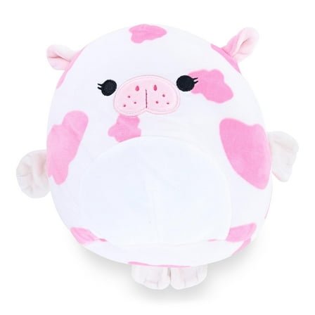 Squishmallow 8 Inch Sea Life Plush | Mondy the Pink Spotted White Sea Cow