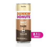 Dunkin' Donuts Shot in the Dark Vanilla Iced Coffee Espresso Drink, 8.1 fl oz