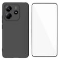 thumbnail image 1 of WANLONFENG MS Series for Xiaomi Redmi Note 14 4G TPU Case Matte Back Cover with Tempered Glass, 1 of 5