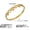 Z254, variant on 18K Gold Plated Bangle Bracelet for Women - Waterproof Non-Tarnish Hypoallergenic Gold Jewelry with Cubic Zirconia, Dainty Stackable Trendy Bracelets Valentine's Day Gifts