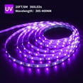 thumbnail image 6 of 16ft LED Strip Lights for Bedroom，360 LEDs, 12V Flexible UV Black Light Installation, Family Bedroom, Party Wedding, Halloween, Dark Party, Non-Waterproof…, 6 of 7