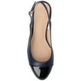 thumbnail image 5 of Journee Womens Sammie Sling Back Cap Toe Block Heel Pumps, Widths Available, 5 of 9