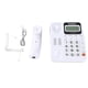 thumbnail image 1 of ABS GY T2020CID Corded Phone with Speakerphone, Caller ID Display and Calculator (White), 1 of 4