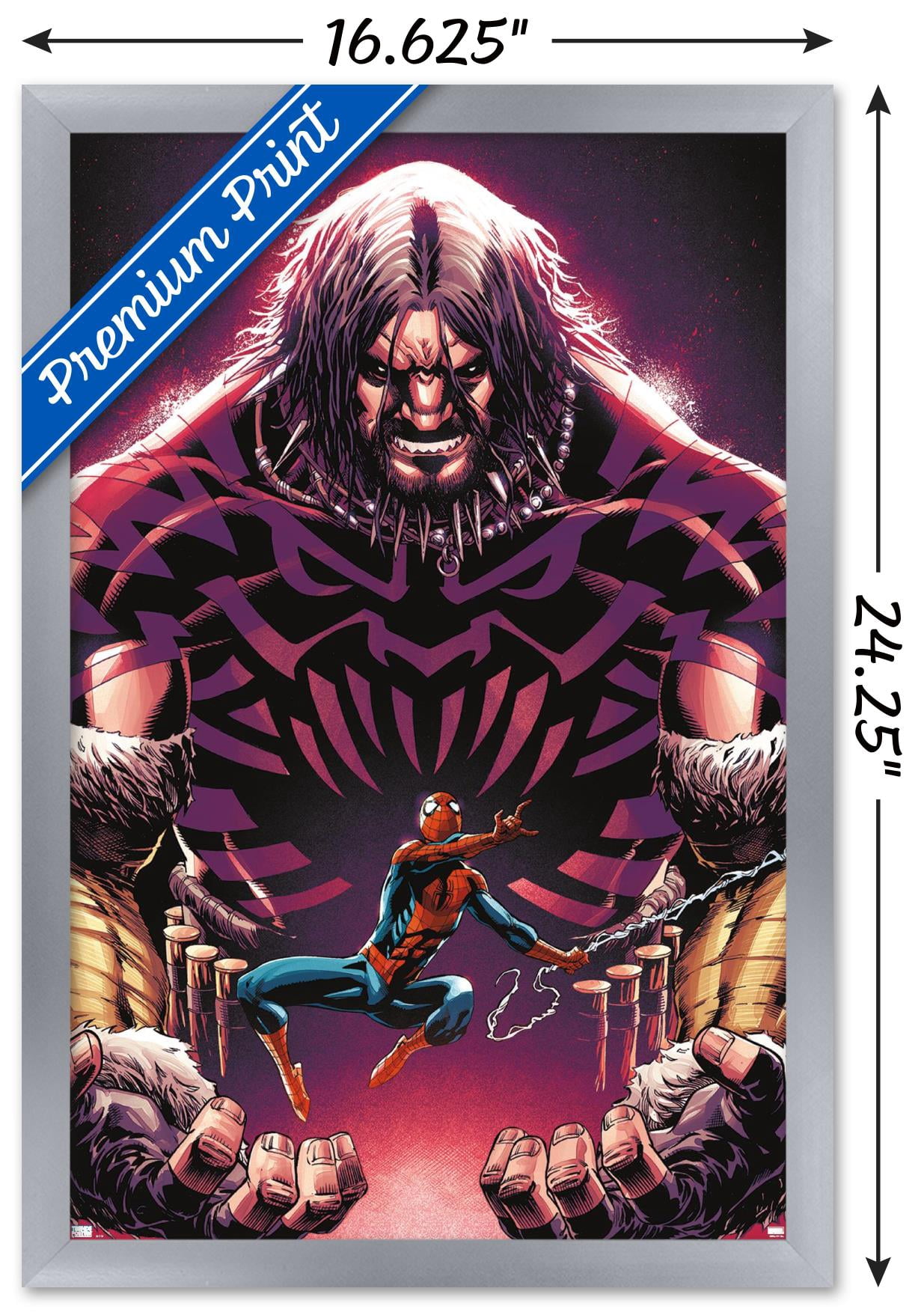 Marvel Kraven The Hunter - Amazing Spider-Man #17 Wall Poster, 14.725" x 22.375" Framed