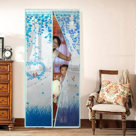 4 Colors Mesh Screen Door Magnetic Instant Hands Free Patio Bug