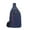 🍒 Blue_New#3987, variant on Crossbody Sling Backpack With Headphone Hole Oxford Chest Bag for Travel Hiking and Work