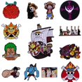 thumbnail image 3 of Una Pieza-Broches De Mejor Calidad Sangre Anime Pirata Envío Esmalte Pines Para Fans Moda Solapa Pin Mochila Bolsas Insignias Amigos Niños Para Regalos, 3 of 4