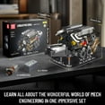 thumbnail image 2 of Juego de bloques de construcción Mould King W16 Engine 952 piezas con batería, 2 of 7