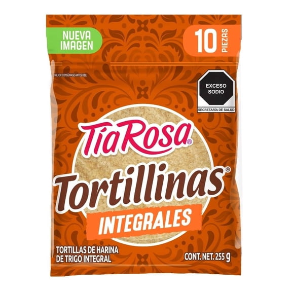 Tortillas de harina Tía Rosa Tortillinas integrales 255 g