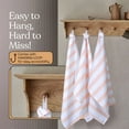 thumbnail image 2 of HEIRLOOM COMFORT Mustard Yellow Striped Dish Towels 3 Pack, 18"x26", Super Absorbent, Multi Pin Stripe Towel, Quick Dry Cotton Kitchen Towels for Cleaning Counters, Drying Dishes, Everyday Cleanup, 2 of 7
