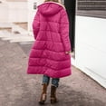 thumbnail image 5 of QATAINLAV Long Puffer Coat for Women Oversized Reversible Fleece Jackets Winter Warm Sherpa Lined Hooded Outerwear, Hot Pink, XXXL, 5 of 8