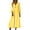 02 Yellow, variant on Fewfanhot Womens Summer Dresses Short Sleeve V Neck Ruffle Cute Sun Dress Chiffon Flowy Shift Mini Dress