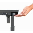 thumbnail image 6 of Motionwise Glasstop Height Adjustable Desk Black, 6 of 8