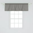 thumbnail image 2 of Ambesonne Abstract Window Valance, Modern Geometric Streaks, 54" X 18", Dark Grey and Eggshell, 2 of 3