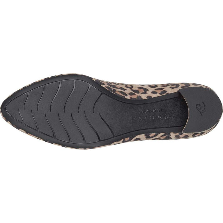 Women's Easy Spirit EVOLVE Robin Pump Natural Leopard Suede 5.5 M