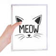 thumbnail image 1 of Mewing Chat Tête Devis Bricolage Conception Cahier Libre Journal Rechargeable Papeterie, 1 of 3
