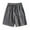 Gray, variant on Lovskoo Athletic Shorts for Men Summer Leisure Sports Elastic Waist Solid Color Drawstring Pocket Shorts Olive Green