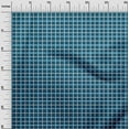 thumbnail image 3 of oneOone Silk Tabby Teal Blue Fabric Check Plaid Quilting Supplies Print Sewing Fabric By The Yard 42 Inch Wide, 3 of 4