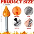 thumbnail image 3 of Decoraciones para Fiestas Olímpicas, 12PCS Antorcha Inflable Divertida Antorcha Inflable, Antorcha de Plástico Falsa Antorcha de Halloween para Decoraciones de Fiestas de Cosplay de Halloween, 3 of 9