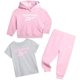 thumbnail image 1 of Conjunto deportivo Reebok para niña pequeña de 3 piezas, rosa, talla 6X, 1 of 7