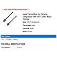 thumbnail image 2 of Inner Tie Rod End Set 2 Piece - Compatible with 1997 - 2005 Buick Century 1998 1999 2000 2001 2002 2003 2004, 2 of 2