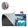 thumbnail image 2 of Rocae Blue Iceberg Leaf Wolf for Mailbox Covers Protection Postbox Covers Home Decor-21x18 in, 2 of 8