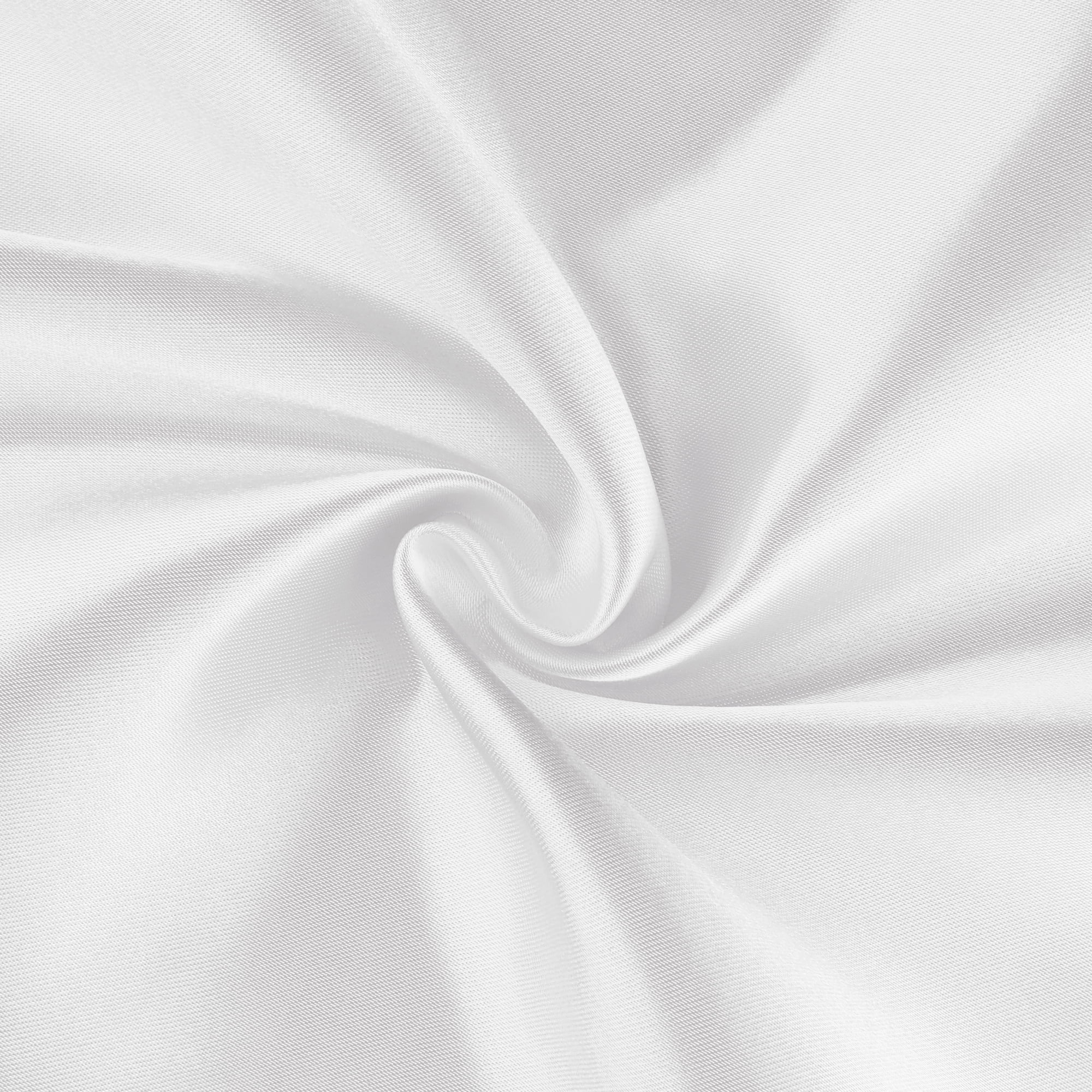Unique Bargains Soft and Durable Envelope Closure Satin Pillowcase (2 Count) White Standard