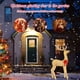 thumbnail image 3 of Iluminaciones de ciervos navideños con luz LED que brilla intensamente adorno de alce regalo de vacaciones (L) Sywqhk Libre de BPA, 3 of 8