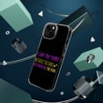 thumbnail image 4 of DistinctInk Clear Hybrid Case for Apple iPhone 14 Pro (6.1" Screen) - Without Dark We'd Never See Stars - Slim Profile Design, 4 of 9