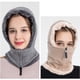 thumbnail image 4 of Gorro De Punto De Invierno, Conjunto De Bufanda, Gorro, Bufanda Con Cremallera, Orejeras, Gorros De Esquí Con Forro Polar, Gorro Térmico A Prueba De Viento, Calentador De Cuello Para Esquí Y Ciclismo sonducket AP008196-02, 4 of 5