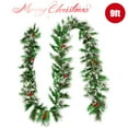 thumbnail image 4 of Patiojoy 9FT Pre-lit Artificial Christmas Pine Garland Rattan with 50 LED Lights, 4 of 9