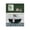 Mid Century Bathroom Scene, variant on Stupell Industries Green Bathroom Scene Typography Painting Black Floater Framed Canvas Art Print Wall Art, 17 x 21