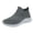 Grey, variant on Men's Jogging Shoes Lightweight Laceless Tennis Shoes Breathable Non-S𝗅ip Knit Sneakers Wide Width Casual Workout Shoes Comfortable S𝗅ip On Sport Shoes