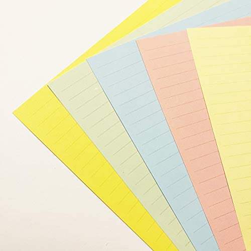 Colored Refill Pages For 7Disc Mini Planners, Fits Mini Happy Planners Notes Refills, Pre