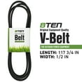 thumbnail image 2 of 8TEN Drive Belt for AYP Husqvarna RZ4219 RZ4219BF RZ4216 574173003 810-CBL2513T, 2 of 4