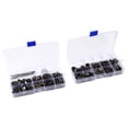 thumbnail image 3 of Ymiko Black Metal Press Stud Buttons for DIY Craft (100 Pack), 3 of 8