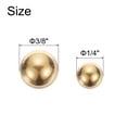 thumbnail image 2 of 50 Packs Precision Solid Brass Bearing Balls 1/4" 3/8" Industrial Brass Ball Spheres, 2 of 4