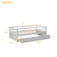thumbnail image 3 of Multi-color, Sofa Bed with Backrest, Twin Size Daybed with Inseparable 2 Drawers, Suitable for Bedroom or Living Room, Saving Space, 3 of 9