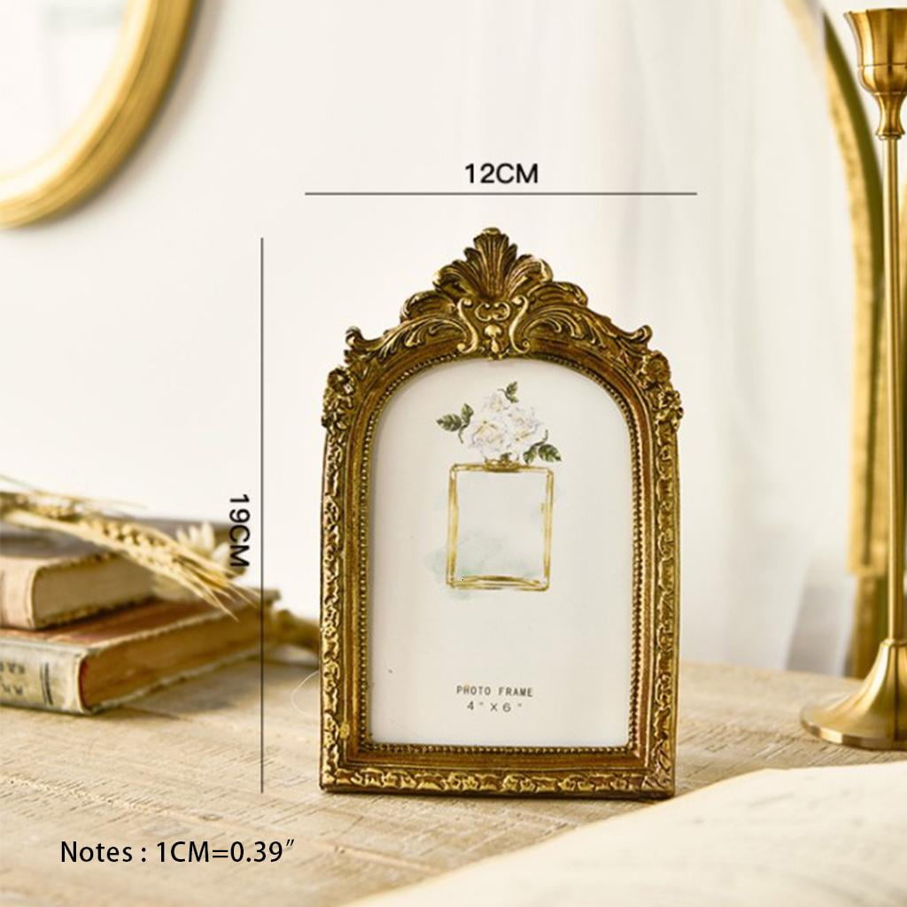 YIEMEEN Classic Retro Photo Frame Literary Vintage Imitation Wood
