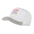 thumbnail image 2 of God Bless the USA Embroidered Cap - White OSFM, 2 of 5