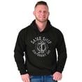 thumbnail image 5 of Funny Nautical Sea Captain Anchor Pun Hoodie Sweatshirt Women Men Brisco Brands X, 5 of 6