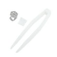 thumbnail image 3 of Unique Bargains 1 Pc Fake Grills Hip Hop Snowflake Teeth Grillz Silver Tone, 3 of 6